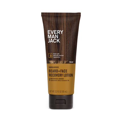 Lotion réparatrice pour la barbe Every Man Jack, bois de santal | 95 ml
