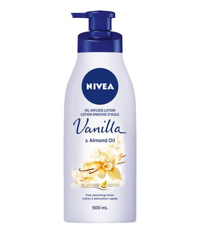 NIVEA Oil Infused Lotion - Vanilla & Almond Oil | 500 mL