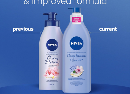 Nivea - Oil Infused Lotion, Cherry Blossom & Jojoba Oil | 500 mL