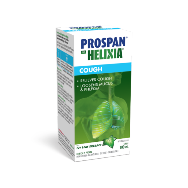 Helixia - Sirop contre la toux Prospan avec extrait de feuille de lierre | 100 ml 