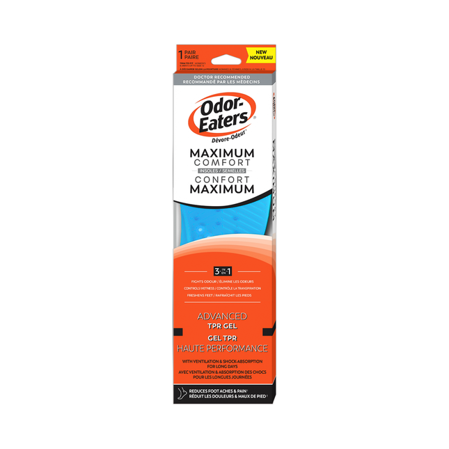 Odor-Eaters - Maximum Comfort Insoles | 1 Pair