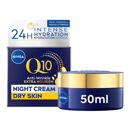 Nivea - Soin de Nuit Anti-Rides Q10 | 50 mL