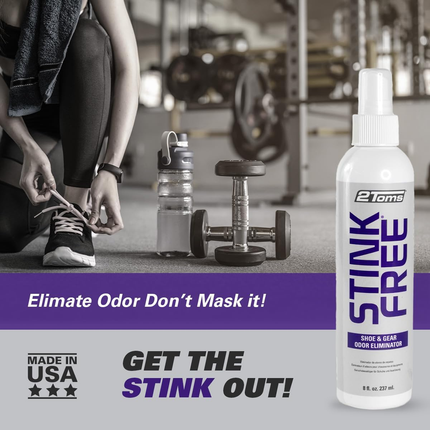 2TOMS - Éliminateur d'odeurs pour chaussures et équipements Stink Free | 237 mL