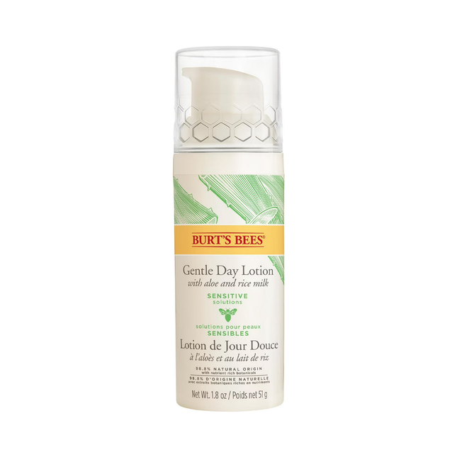 Burt's Bees - Sensitive Solutions Gentle Day Lotion Daily Moisturizing Cream, Aloe & Rice Milk | 51 g