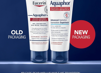 Eucerin - Aquaphor Healing Ointment Advanced Hydration Multipurpose | 198 g