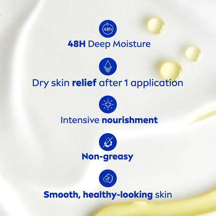 Nivea - Lait Corps Nourrissant 48H - Format Voyage | 75 ml