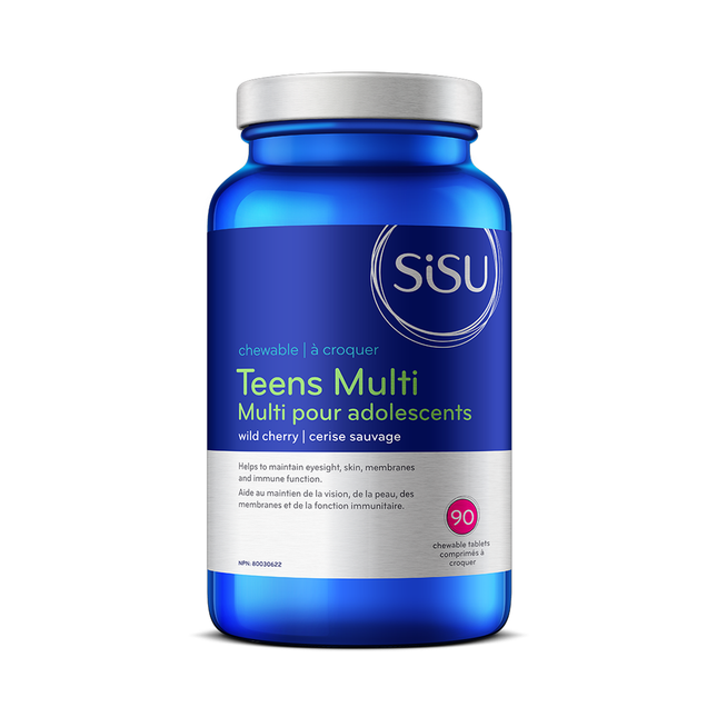 SISU - Teens Multi Chewable Multivitamins, Wild Cherry | 90 Tablets