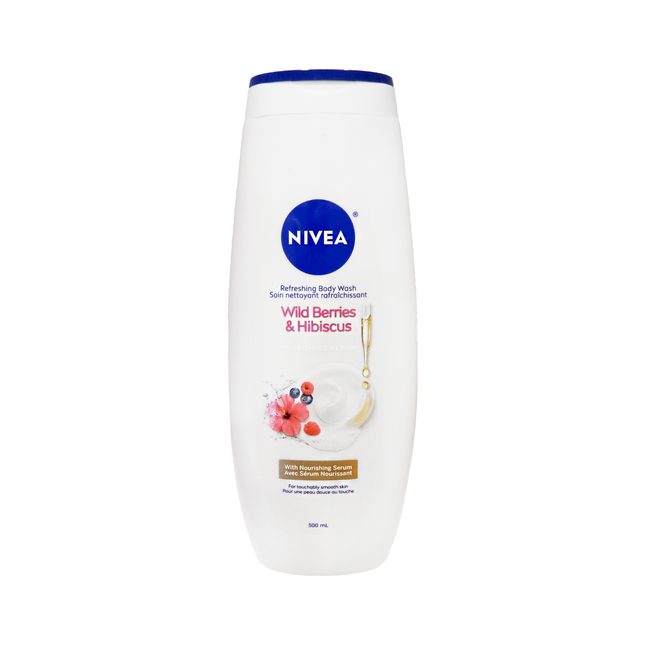 Nivea - Gel douche aux baies sauvages et à l'hibiscus | 500 ml