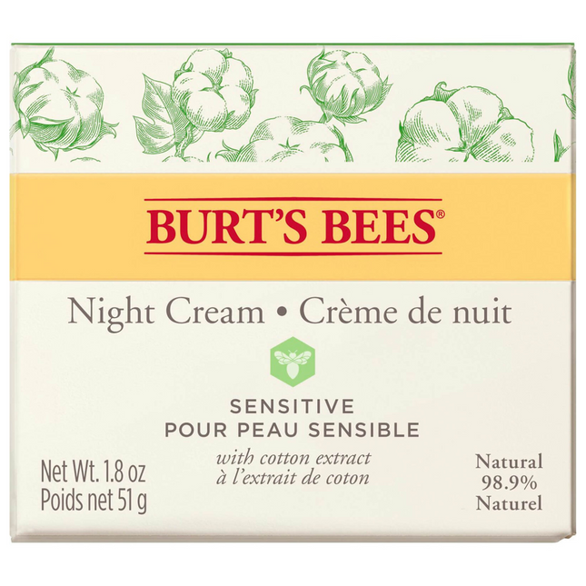 Burt's Bees - Crème de nuit sensible | 51g