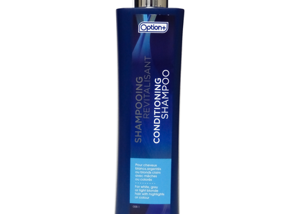 Shampooing revitalisant Option+ - Blanc, Gris, Blond clair | 450 ml