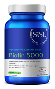 SISU biotin high potency biotin 500 veggie caps