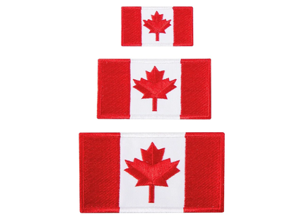 Austin House - Écussons thermocollants - Drapeau du Canada | 3 pièces