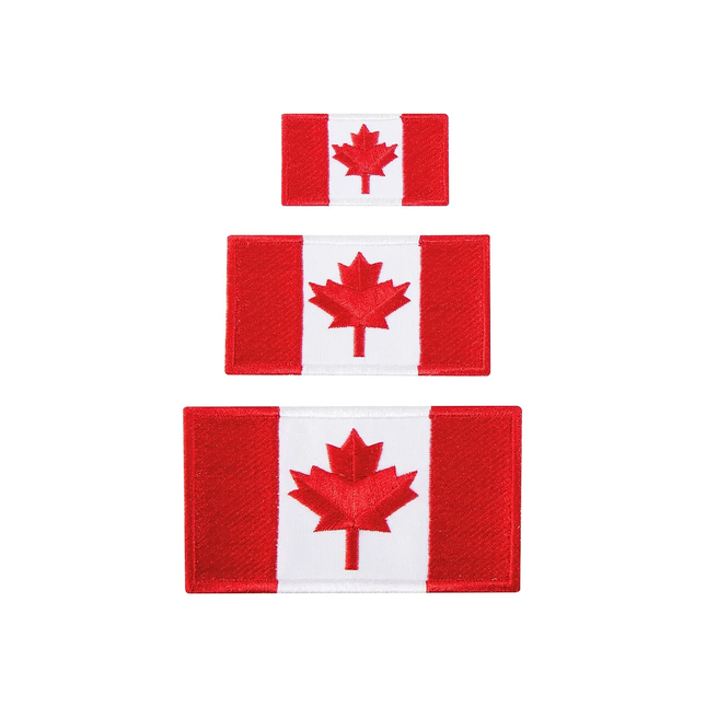 Austin House - Écussons thermocollants - Drapeau du Canada | 3 pièces