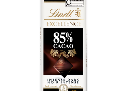 Lindt - Excellence 85% Cacao Intense Dark Chocolate Bar | 100 g