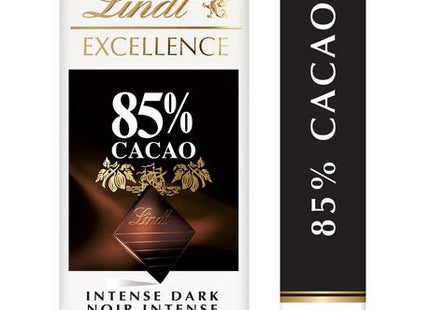 Lindt Excellence 85% Cacao Intense Dark Chocolate Bar | 100 g