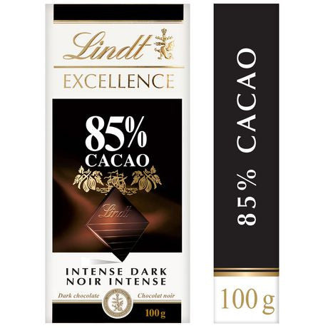 Lindt Excellence 85% Cacao Intense Dark Chocolate Bar | 100 g
