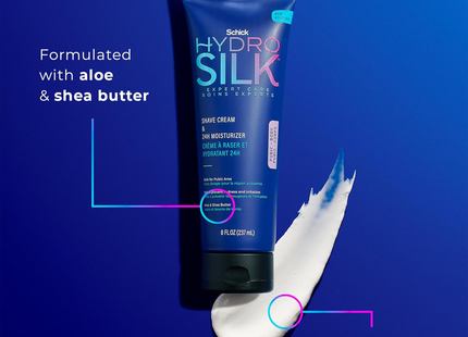 Schick - Hydro Silk Expert Care Shave Cream & 24H Moisturizer | 237 mL