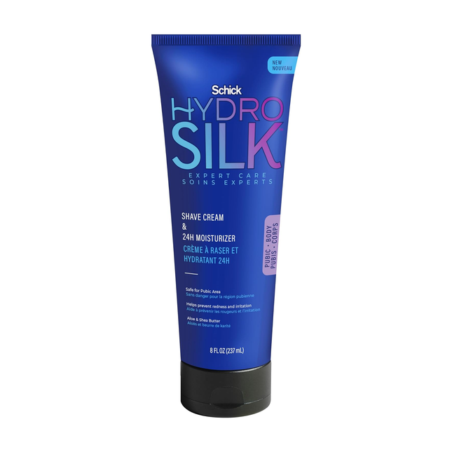 Schick - Crème à raser Hydro Silk et crème hydratante 24H | 237 ml