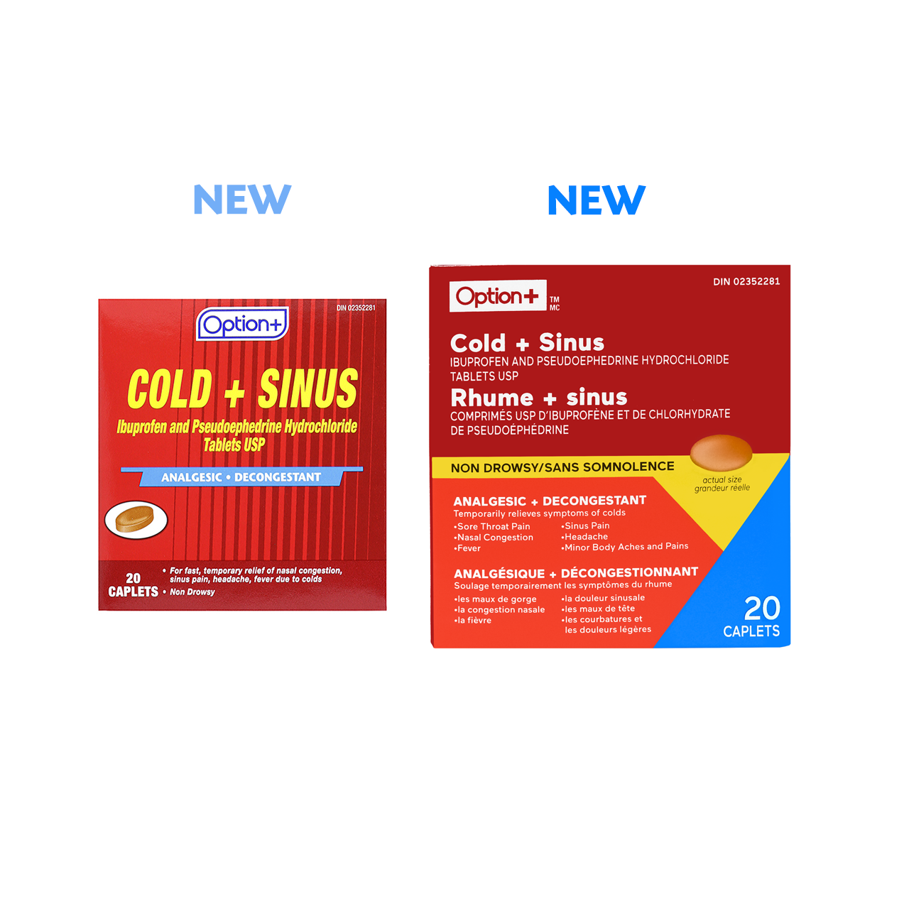 Coldac Sinus Option+ Cold + Sinus Relief Non Drowsy | 20 Caplets – White Cross E-Store