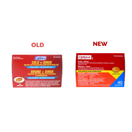 Option+ - Cold + Sinus Relief