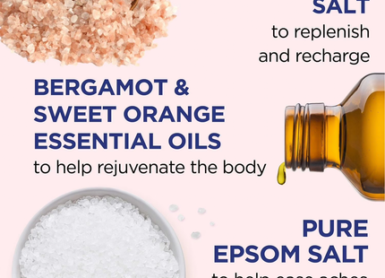 Dr Teal's - Trempage minéral rose de l'Himalaya avec sel d'Epsom pur et huiles essentielles | 1360g 