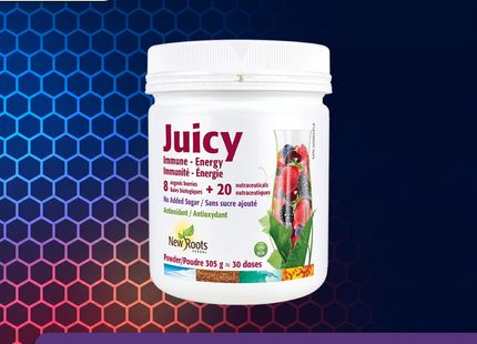 2-PACK! New Roots - Juicy Immune Energy No Added Sugar | 305 g