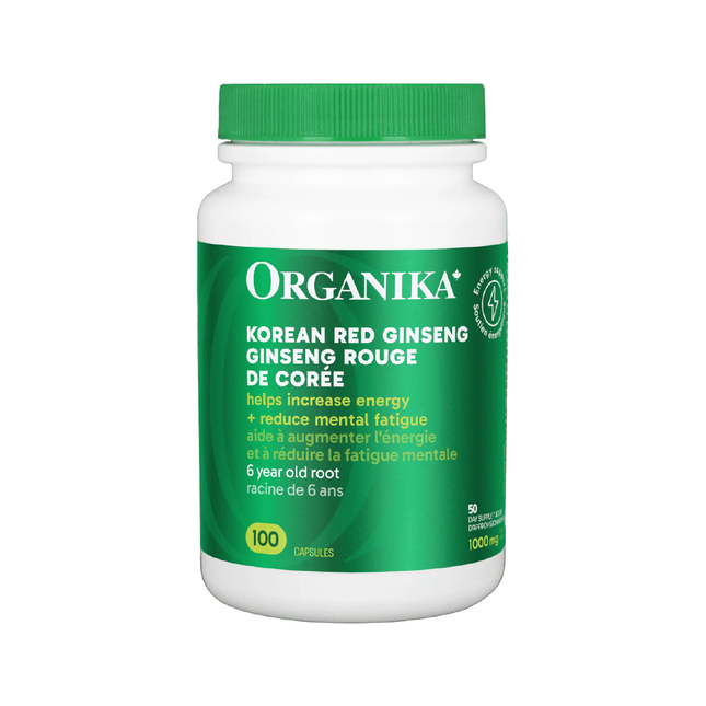 Organika - Korean Red Ginseng 500 mg | 100 Capsules