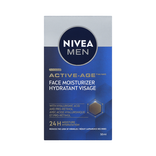 Nivea - Men Active-Age Face Moisturizer 24H Moisture | 50 mL