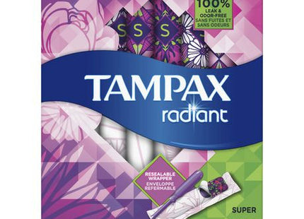 Tampax Radiant Tampons - Super | 16 Tampons