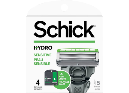 Schick - Hydro Sensitive 5 Blade Razor Cartridge Refills | 4 Cartridges