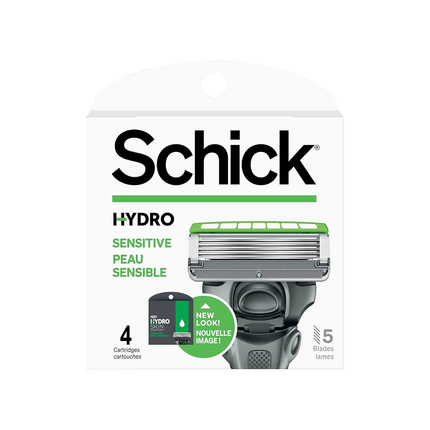 Cartouches de rechange pour rasoir Schick Hydro Sensitive 5 lames | 4 cartouches
