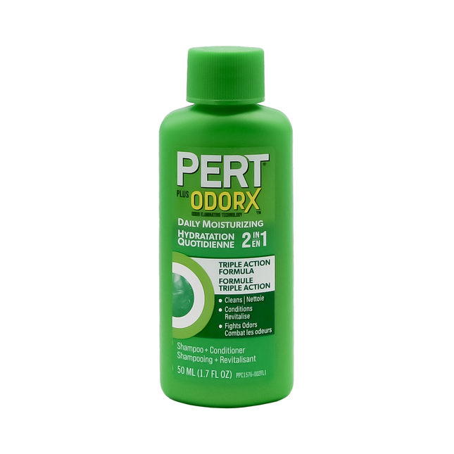 PERT - 2 in 1 OdorX Shampoo & Conditioner - Travel Size | 50 mL