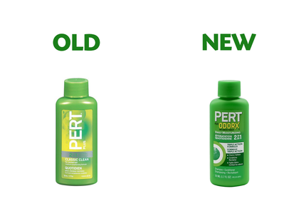 PERT - Shampoing et Revitalisant 2-en-1 anti-odeurs - Format voyage | 50 mL