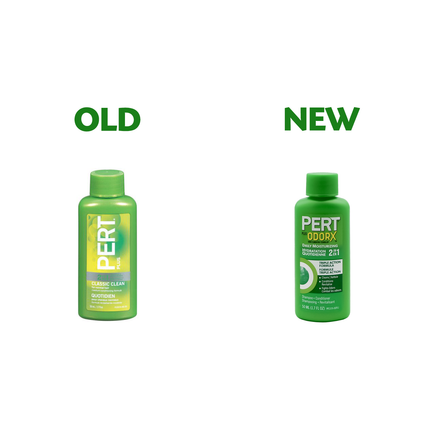 PERT - Shampoing et Revitalisant 2-en-1 anti-odeurs - Format voyage | 50 mL