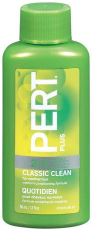 PERT 2 in 1 Shampoo & Conditioner Classic Clean - Travel Size | 50 ml