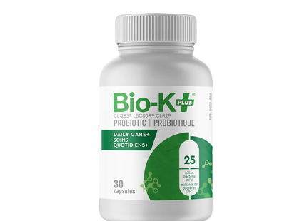 Bio-K+ - Daily Care Probiotic For Gastrointestinal Health - 25B CFU | 30 Capsules
