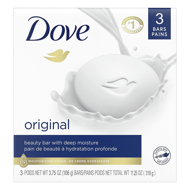 Dove - Barres de crème hydratantes originales | 3 barres