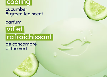 Dove - Cool Moisture Beauty Bar, Cucumber & Green Tea Scent | 3 x 106 g