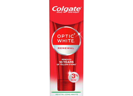Colgate - Dentifrice blanchissant Optic White Renewal, Blanc revitalisant | 70 ml