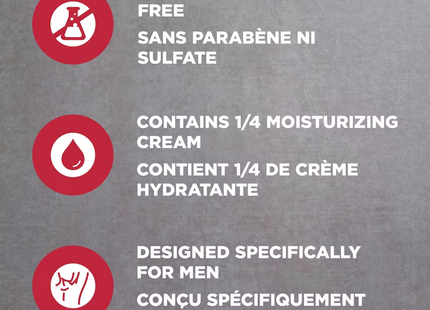 Dove – Pain de toilette exfoliant nettoyant en profondeur Men+Care pour le corps et le visage | 3 x 106 g