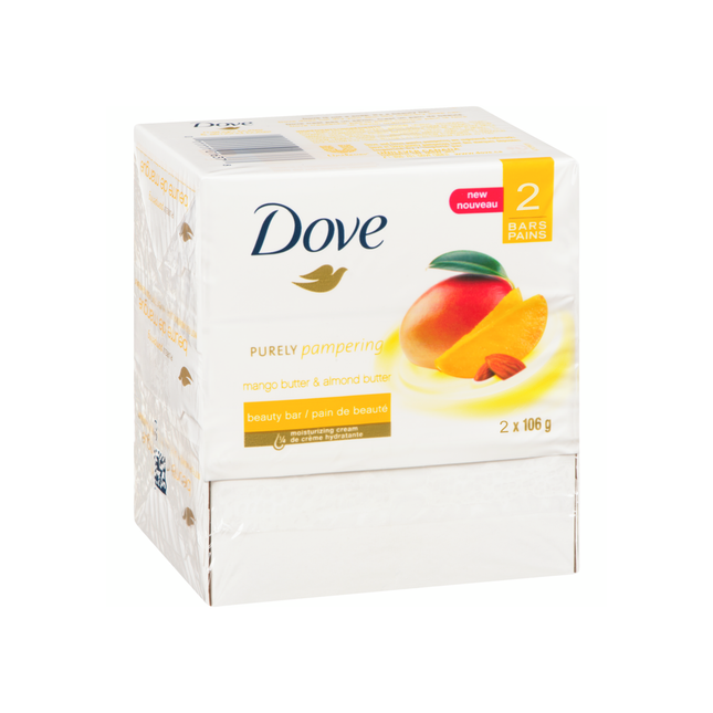 Dove - Purely Pampering Beauty Bar - Mango Butter | 2 x 106 g