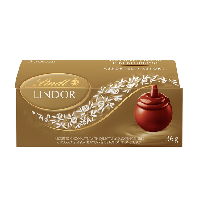 Lindt - Lindor Chocolats assortis | Paquet de 3