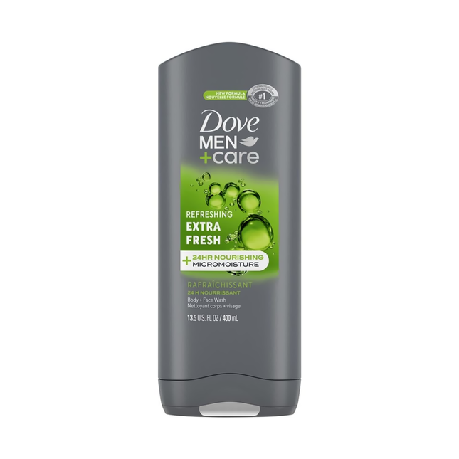 Dove - Nettoyant rafraîchissant pour le visage et le corps Men+Care - Extra frais | 400 ml