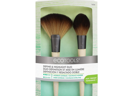 *EcoTools - Définir et mettre en valeur les pinceaux Duo | 2 pièces