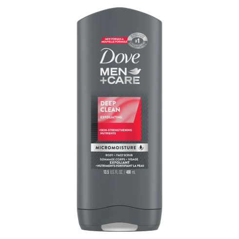 Dove - Men + Care Face & Body Scrub - Deep Clean Exfoliating | 400 mL