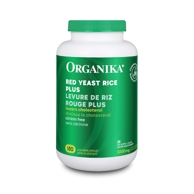 Organika - Red Yeast Rice Plus | 180 Capsules