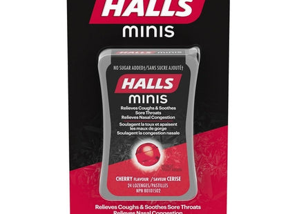 Halls Minis - No Sugar Added - Cherry Flavour | 24 Lozenges