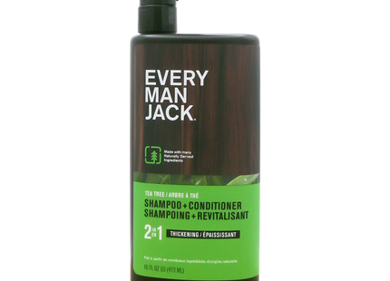Every Man Jack - Thickening Tea Tree 2-in-1 Shampoo + Conditioner | 473 mL