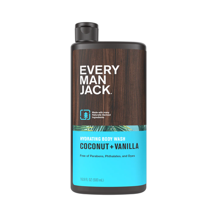 Every Man Jack - Gel douche Noix de coco et vanille | 500 ml