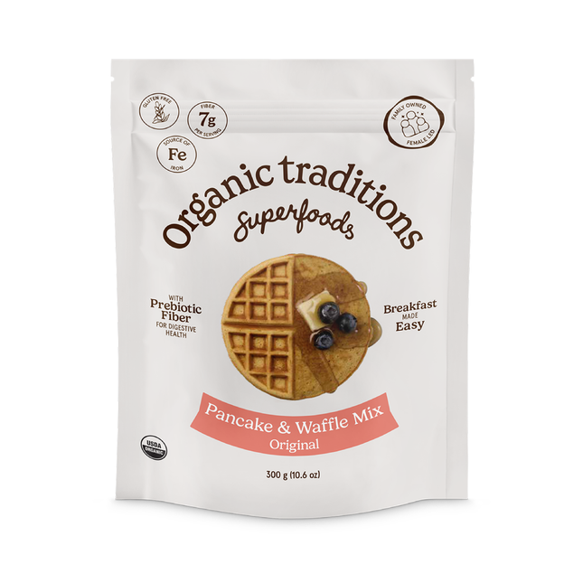 Organic Traditions - Pancake And Waffle Mix, Original | 300 g